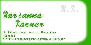 marianna karner business card